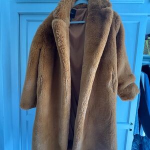 Forever 21 Cozy Brown Teddy Jacket
